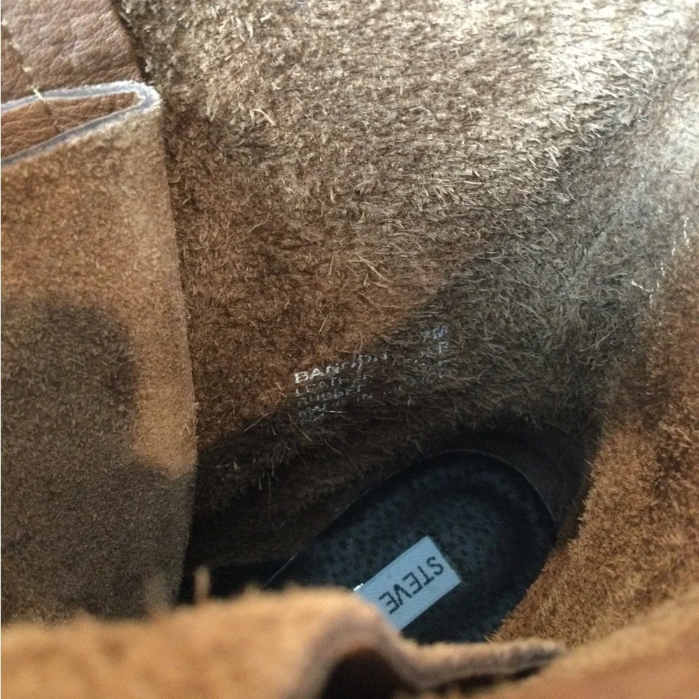 LAST CHANCE- Steve Madden Banddit Genuine Leather Mid-Calf Boots - Picture 7 of 10